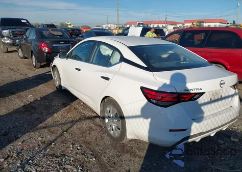 2024 Nissan Sentra S Xtronic Cvt z USA, uszkodzony, nr VIN 3N1AB8BV1RY354878